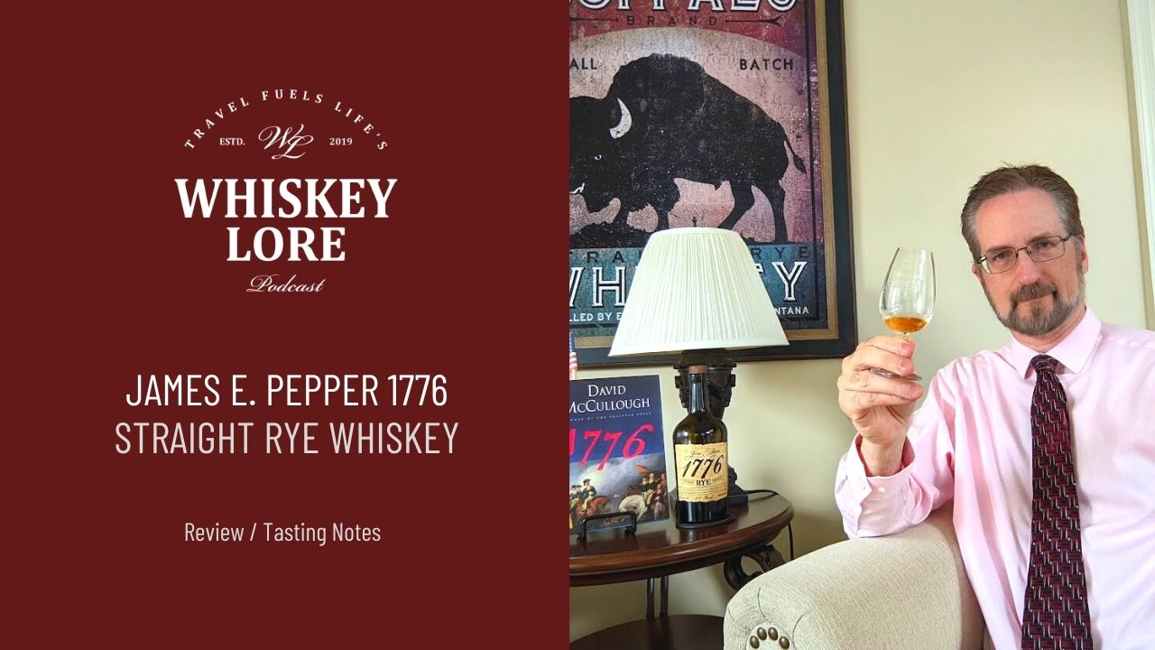 JAMES E. PEPPER 1776 STRAIGHT RYE WHISKEY // 4th of July story time and a whiskey tasting