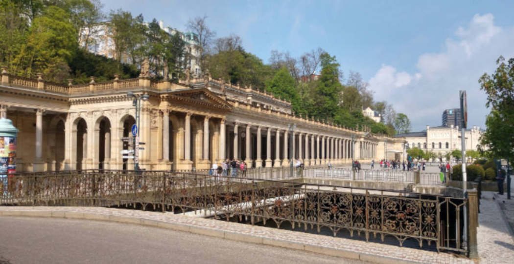 czech republic karlovy vary mill colonnade