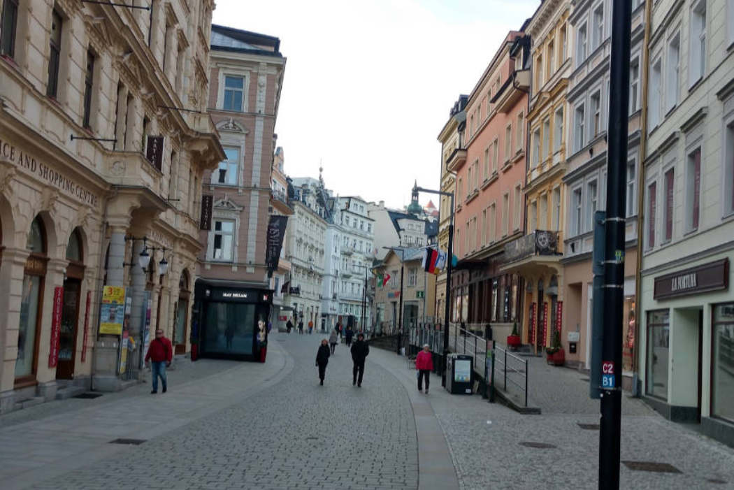 czech republic karlovy vary view from coolonnade