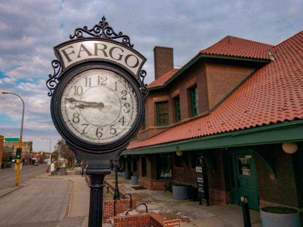 North Dakota Fargo Train Station