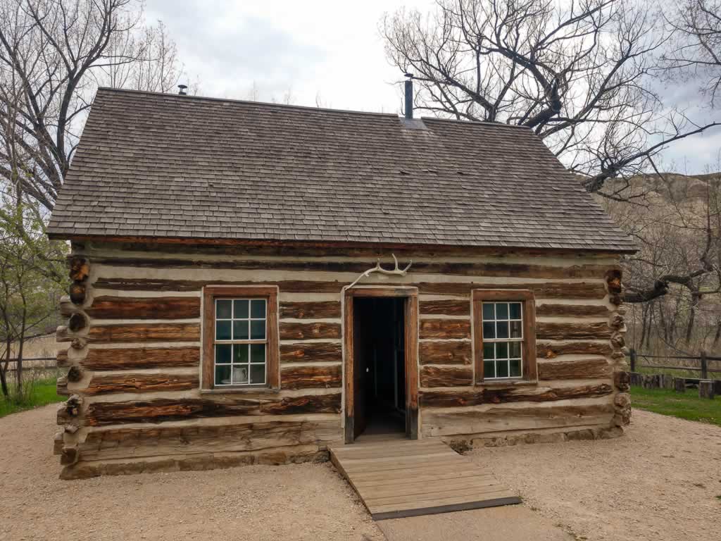 North Dakota Theodore Roosevelt National Park South Unit Cabin
