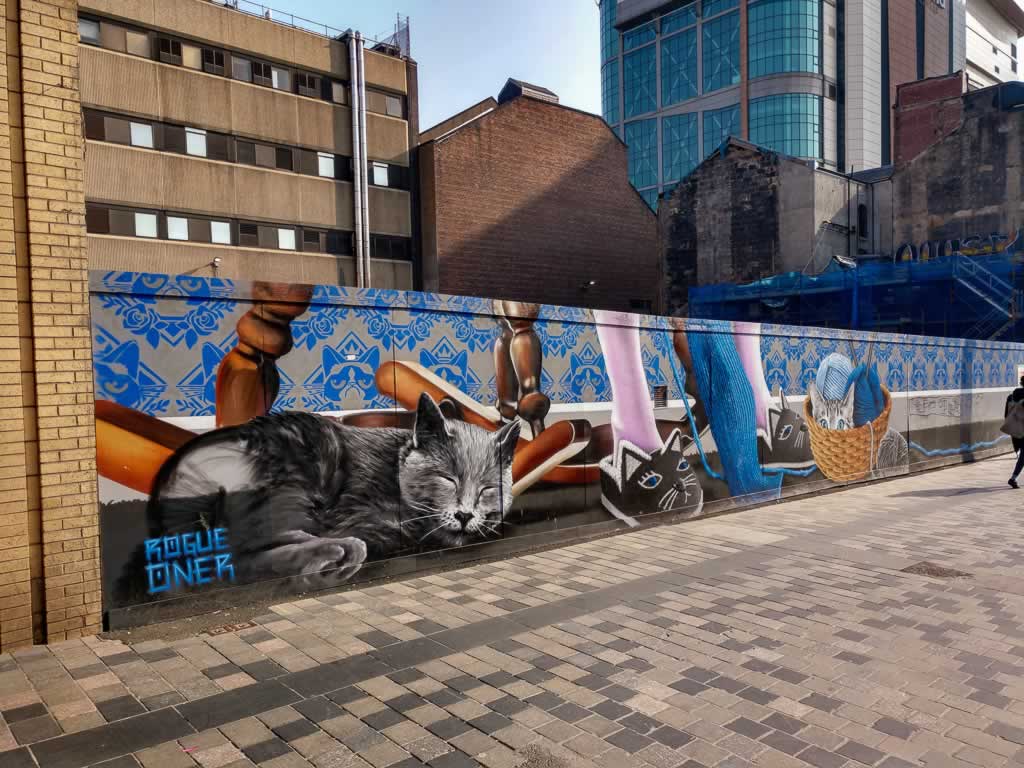 glasgow 25 cat mural