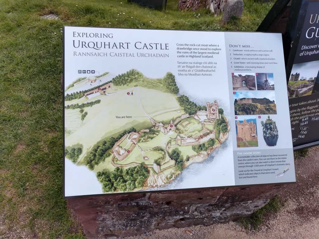 loch ness castle urquhart 03 exploring sign
