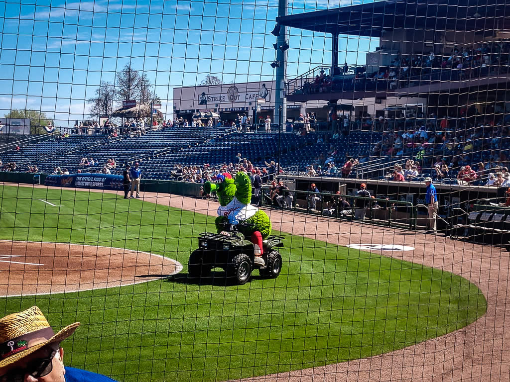 Florida Spring Training - Philly Phanatic