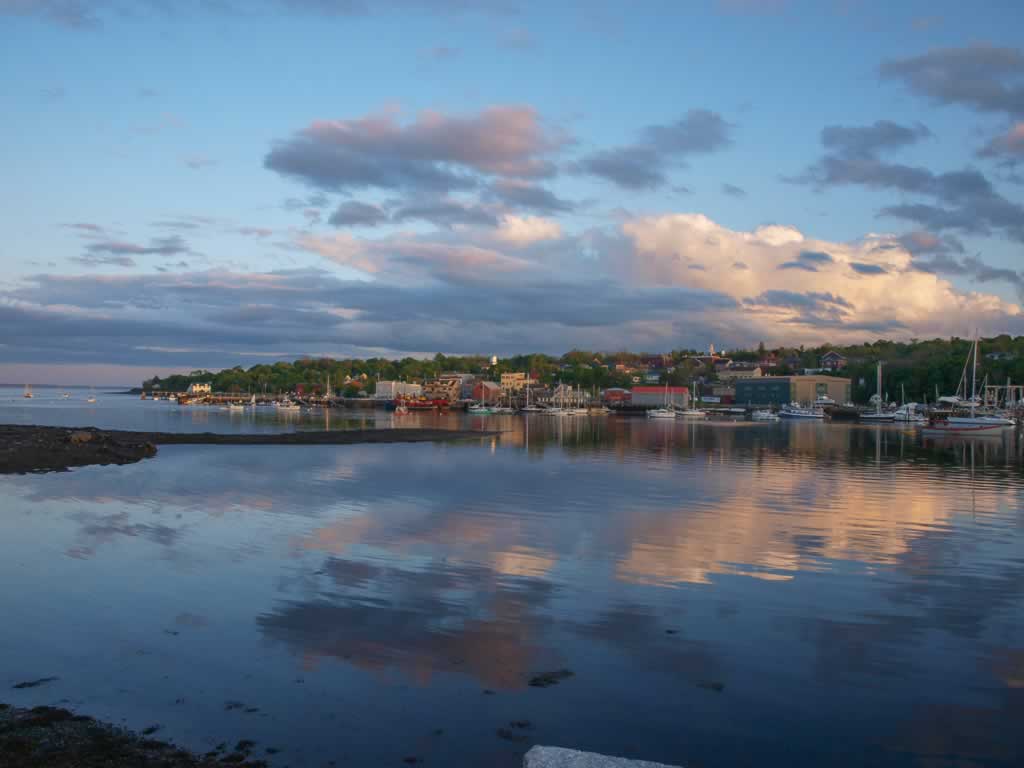 Maine Belfast Sunset